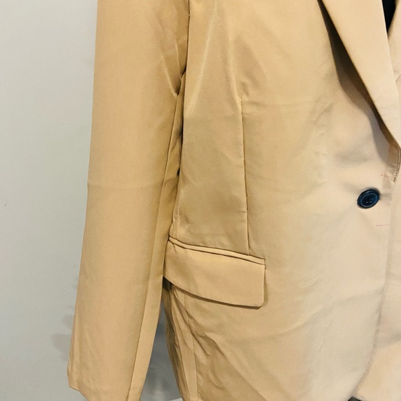 Soft Caramel Coloured Blazer - Picture 7 of 7